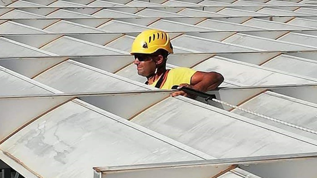 trabajos verticales en las palmas